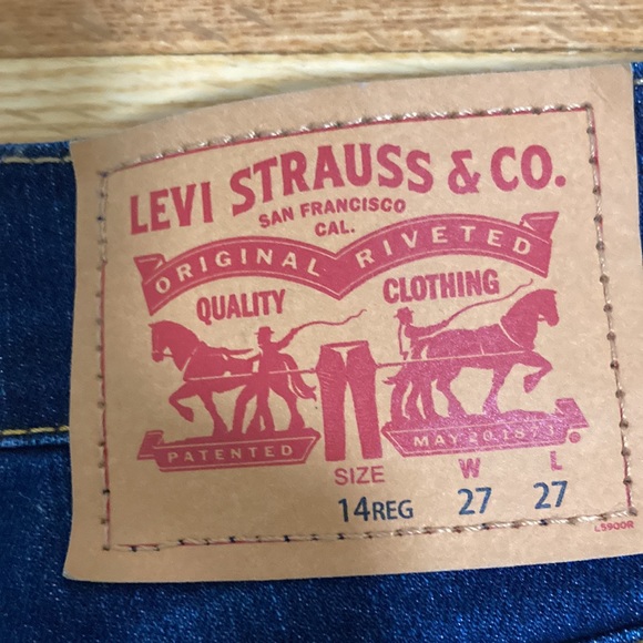 Levi’s 510 Skinny Jean Size 14Reg W 27 L 27 dark blue - Picture 4 of 4